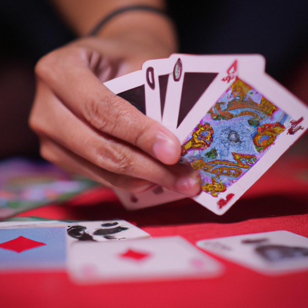 Một bàn tay cầm bài và xây dựng chiến lược để chiến thắng trong trò chơi bài Tiến Lên Miền Nam